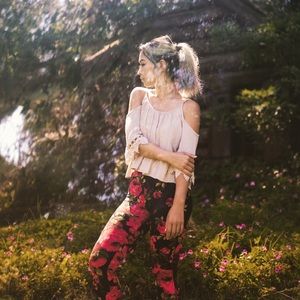 Floral Bell Bottoms